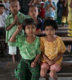 Burmese Primary School Students